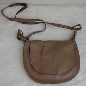 Sofia Cardoni Tan leather cross body gold hardwear